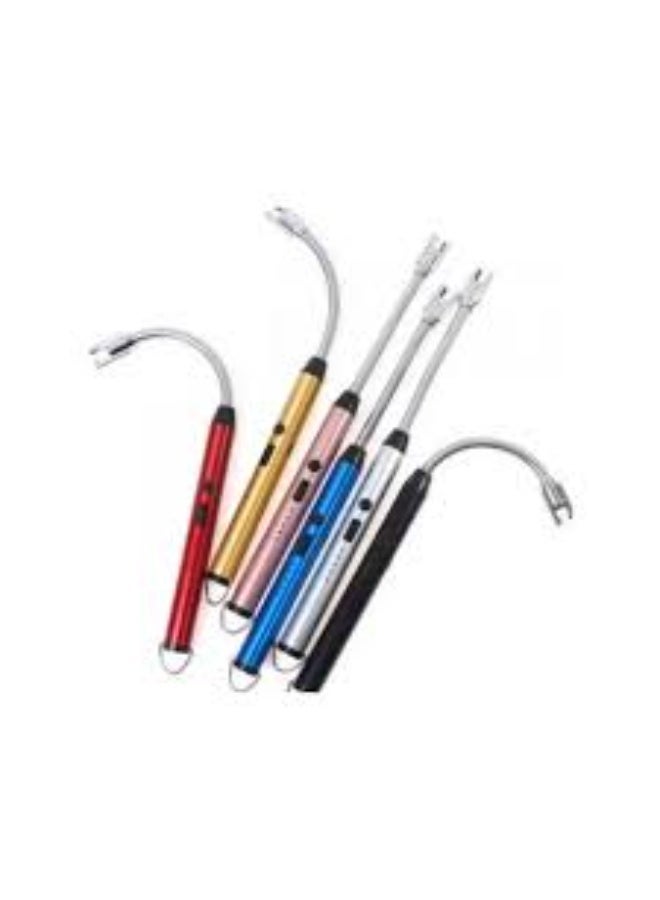 Electric Electronic Lighter with 360° Flexible Neck, Flameless Plasma Pulse Ignition, LED Display and Double Safety Switch, Suitable for Candles and Stoves - Image 4