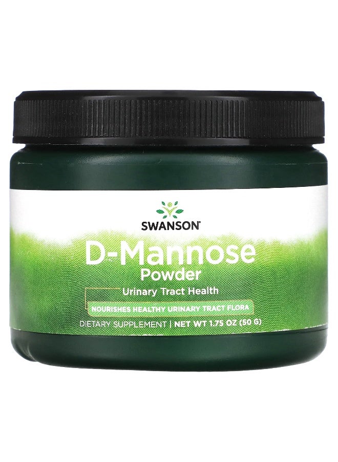 SWANSON سوانسون، مسحوق دي-مانوز، 1.75 أونصة (50 جرام) - Image 1