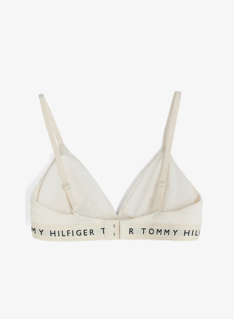 TOMMY HILFIGER Heritage Logo Removable Padding Triangle Bra