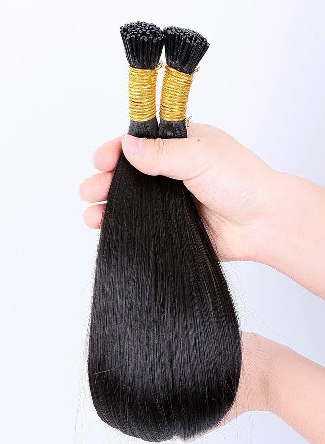 بلوشيا وصلات شعر دائمة من نوع BLUSHIA I-Tip، ذات أطراف لاصقة ملحومة مسبقًا، وصلات شعر بشري مستقيم بتقنية الدمج البارد، 50 خصلة/عبوة (20 بوصة، 50 غرام، عبوة واحدة) - Image 4