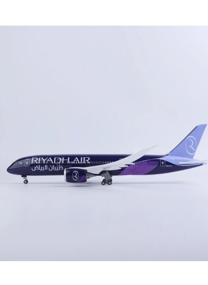 طائرة بوينغ 787 تابعة لشركة طيران الرياض، حجم كبير 42 سم - Image 3