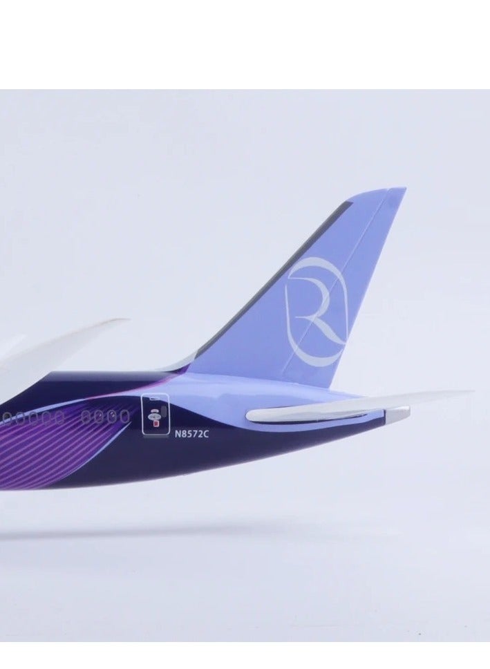 طائرة بوينغ 787 تابعة لشركة طيران الرياض، حجم كبير 42 سم - Image 5