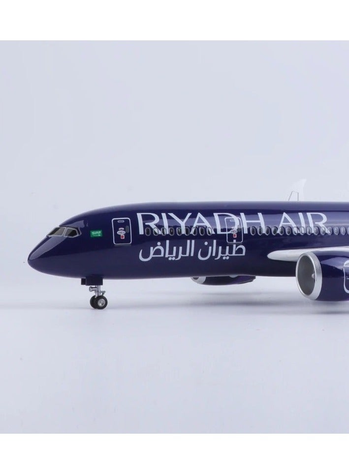 طائرة بوينغ 787 تابعة لشركة طيران الرياض، حجم كبير 42 سم - Image 4