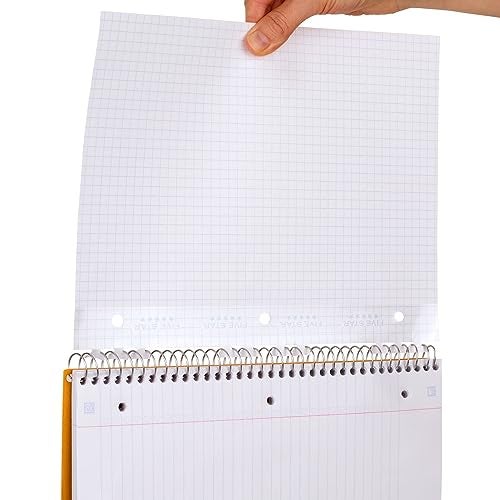 Five Star Insertable Loose Leaf Paper, Notebook Paper, Graph Paper to Add Pages, Reinforced Filler Paper, 8.5 x 11, 75 Sheets (17018) - Image 5