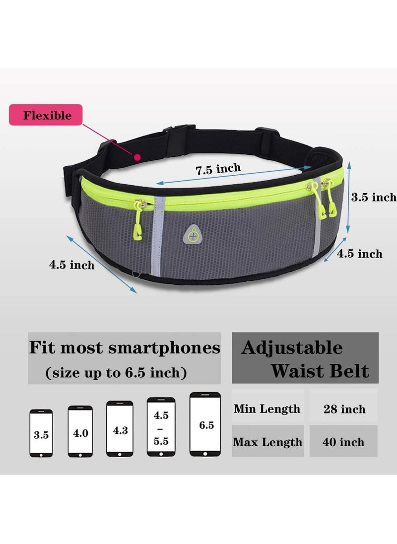 SYOSI - Waist Phone Bag Waterproof Running Belt Lightweight Pack with Adjustable Elastic Strap - Image 1