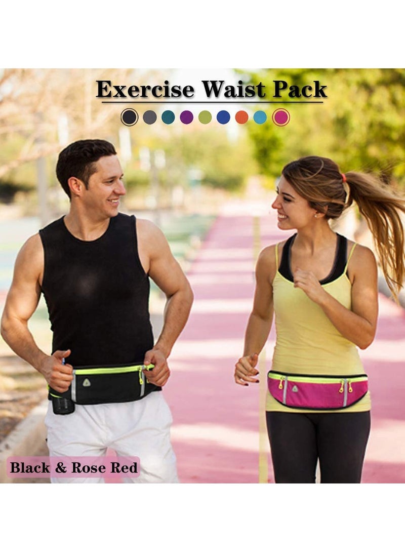 SYOSI - Waist Phone Bag Waterproof Running Belt Lightweight Pack with Adjustable Elastic Strap - Image 1