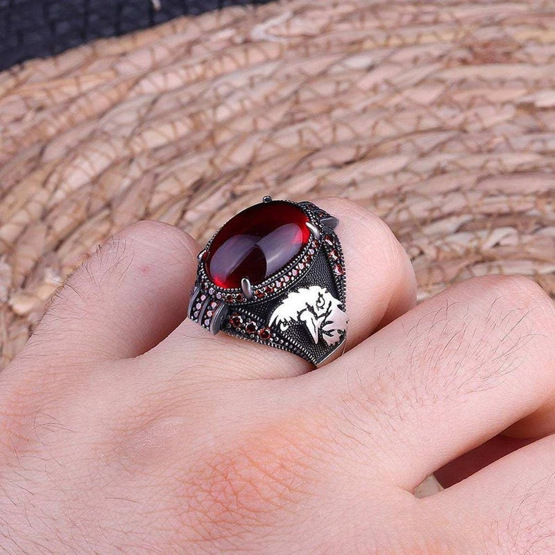 RUVEE Men's Turkish Stainless Steel Religious Ring – Metallic Plated Statement Jewelry for Men & Boys - Image 2