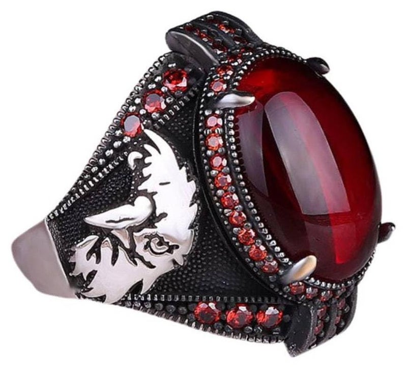 RUVEE Men's Turkish Stainless Steel Religious Ring – Metallic Plated Statement Jewelry for Men & Boys - Image 1