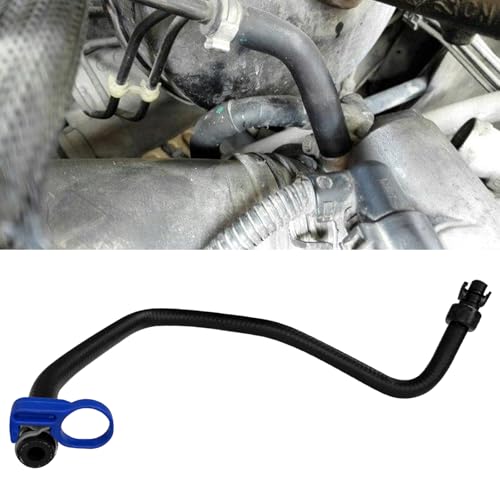 QKYS 1PCS Car Coolant Reservoir Hose, Black Rubber Engine Coolant Hose for SUV, Truck, RV, Radiator Hoses Replaces OEM#13251447 13408385 Compatible with Chevy Sonic 2012-2020 - Image 1