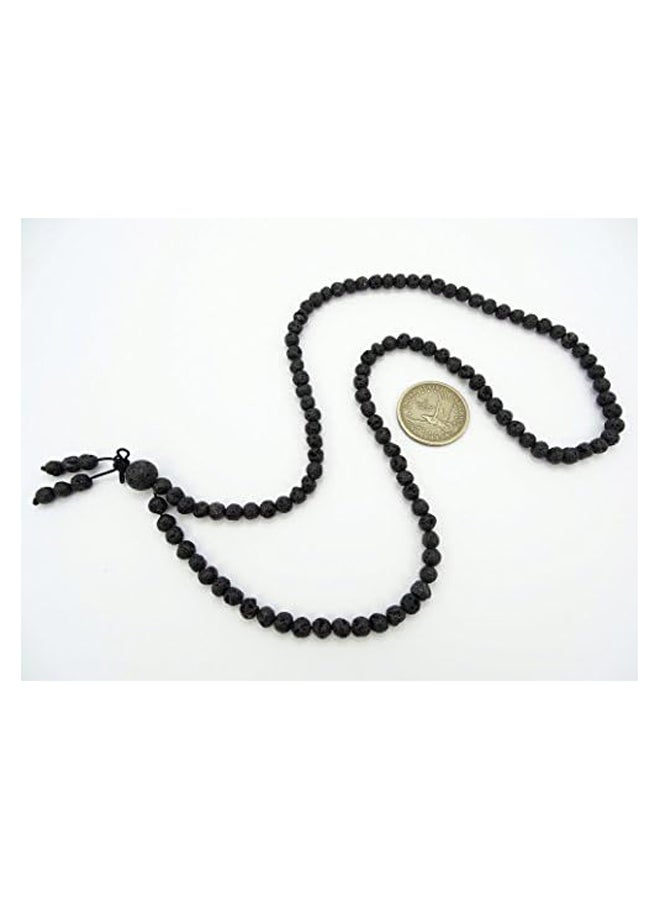 Handmade Multi-Purpose Natural 6mm Gemstone Buddhist 108 Beads Prayer Mala Stretchy Bracelet Necklace Healing  - Image 3