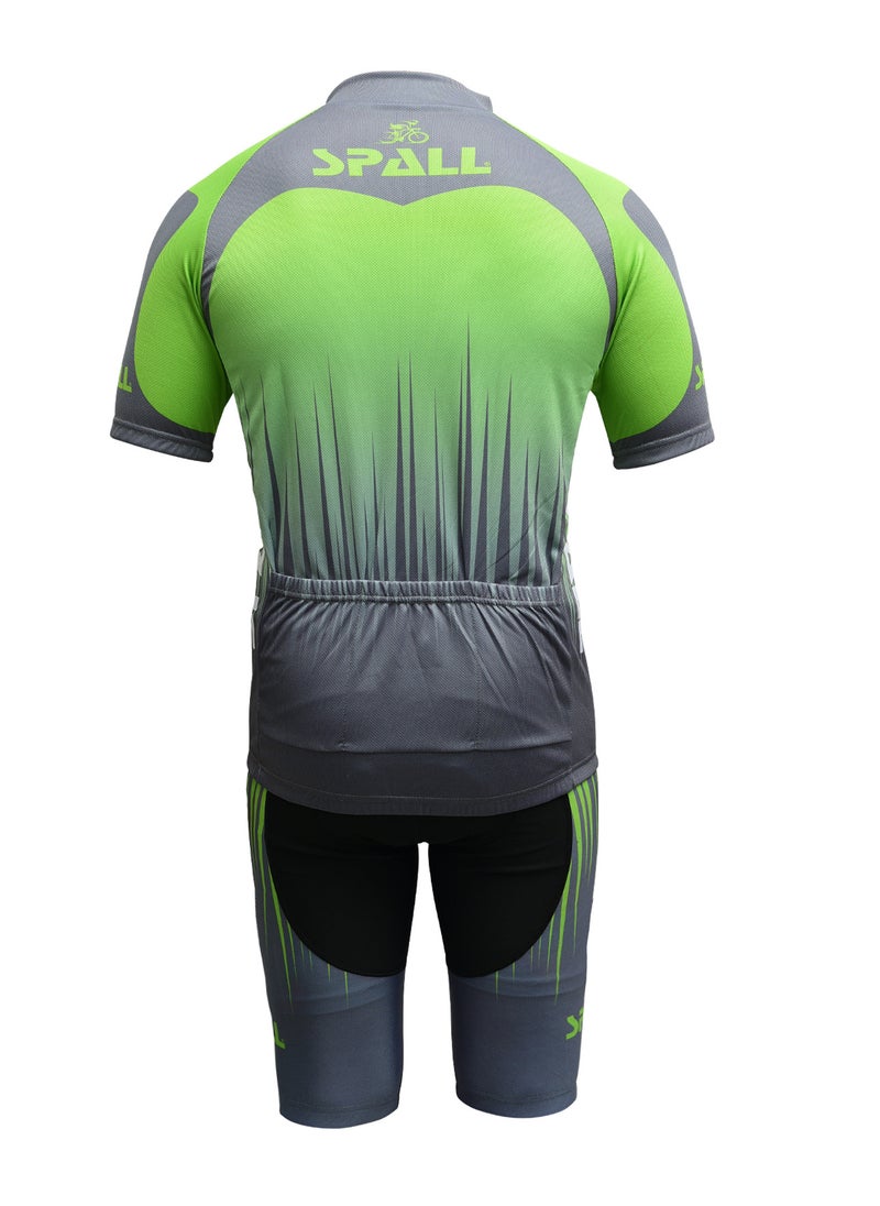 Spall Cycling Suit Front Zipper Bicycle Clothing Suit Perfect For Outdoor Sports Like Road Mountain Biking Exercising Running And Hiking For Men  - Image 3