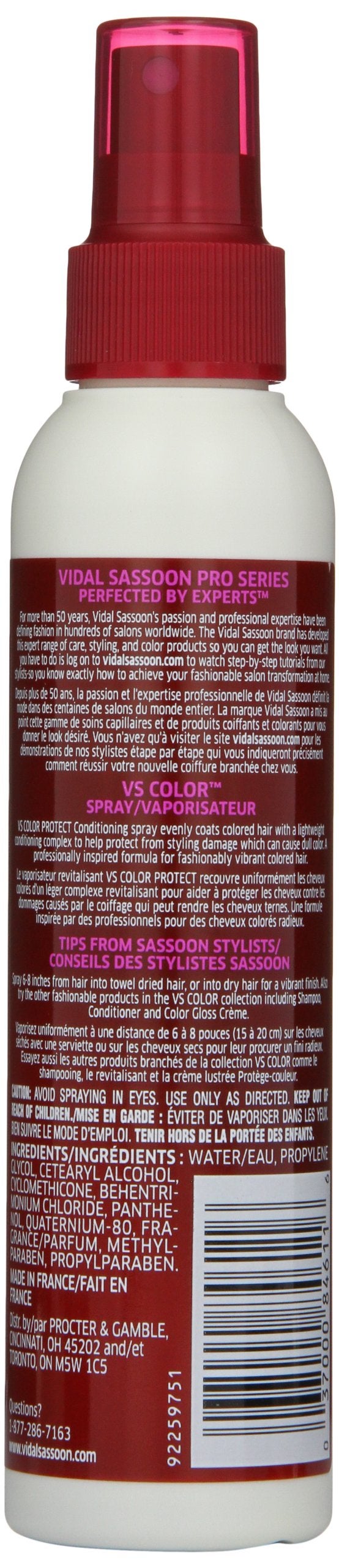Vidal Sassoon ColorFinity Shine Spray, 5.07 Oz (packaging may vary) - Image 2