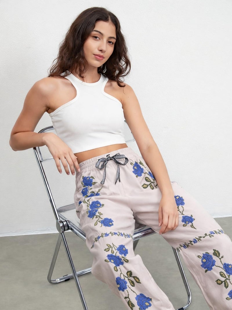 Kedera Barrel Jeans for Women Causal Wide Leg Mid Rise Barrel Denim Tapered Ankle Pants Baggy Boyfriend Jeans - Image 4