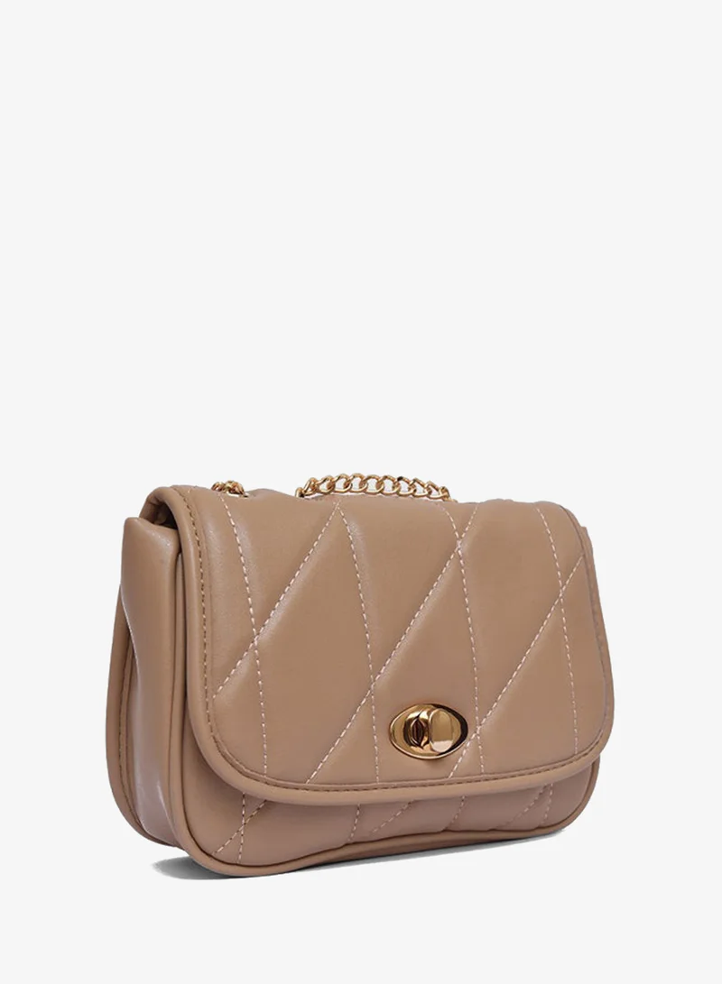 Vincci Quilted Chain Detailed Shoulder Bag