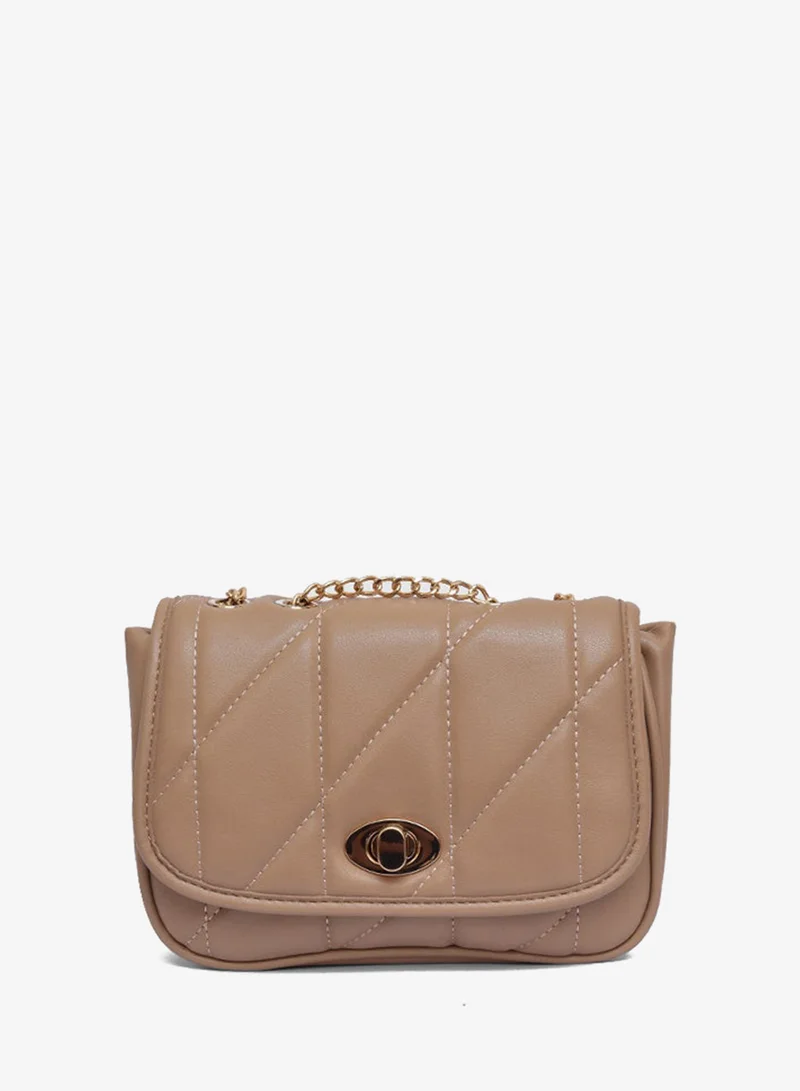 Vincci Quilted Chain Detailed Shoulder Bag