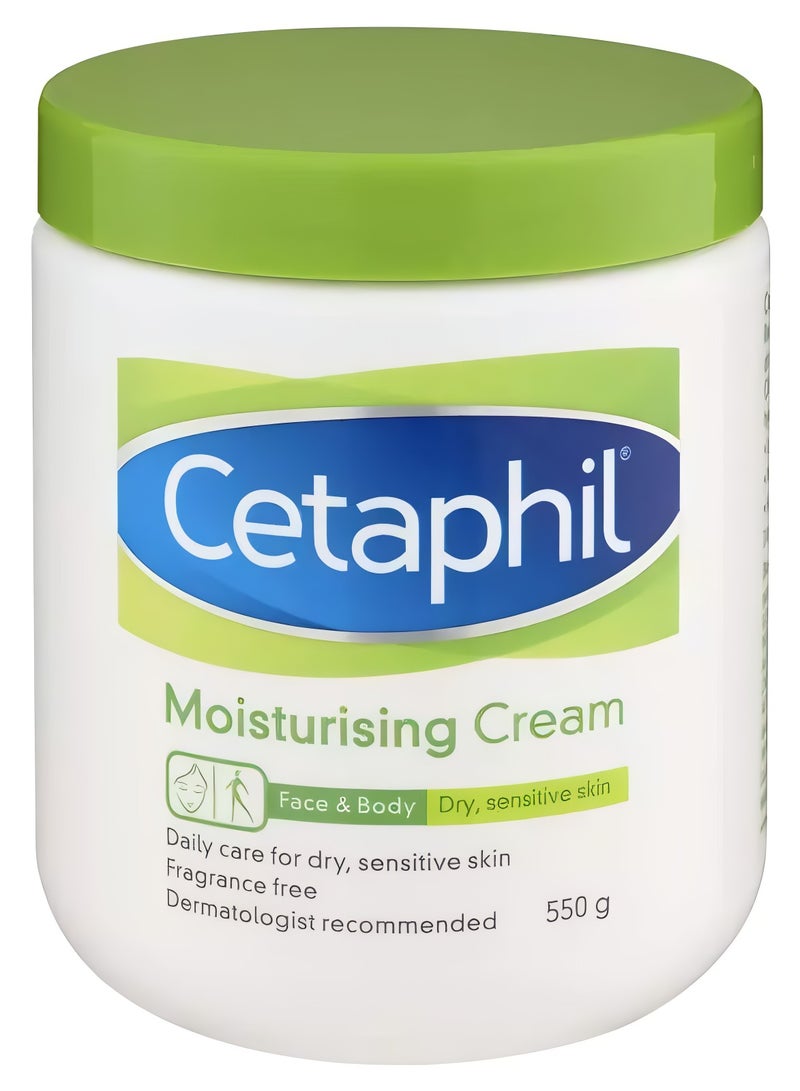 سيتافيل كريم سيتافيل المرطب ٥٥٠ غرام - ترطيب يومي خالٍ من العطور للبشرة الجافة والحساسة | العناية بالوجه والجسم - Image 2