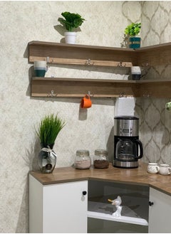 alimforyou Coffee Corner is the perfect addition to any room Its unique semi circular shape allows you to create a comfortable corner, without taking up too much space 80x90x90 cm  - Image 5