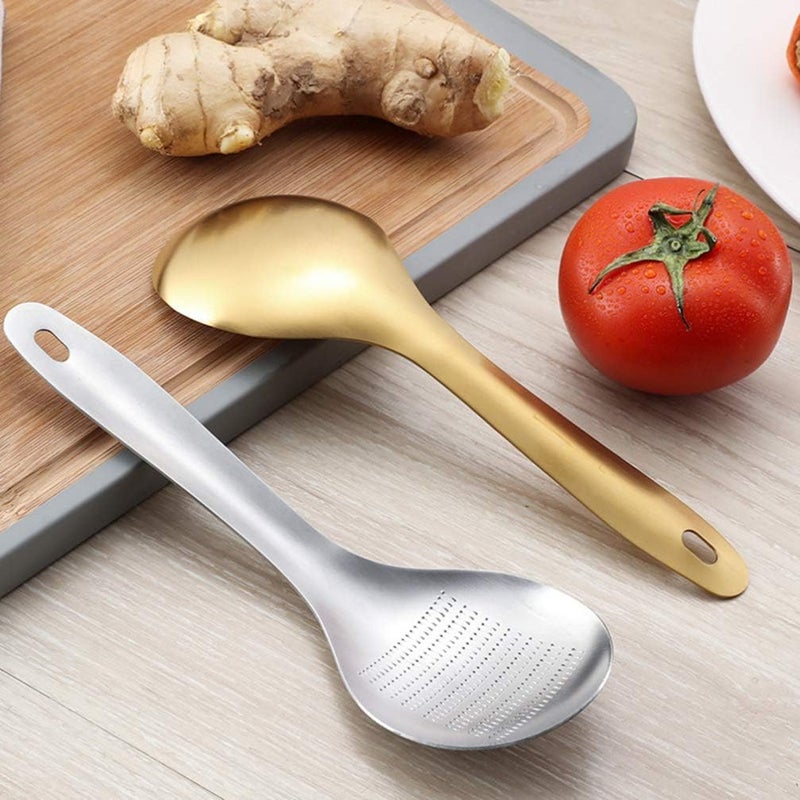 comfrt 3Pack Garlic Press Stainless Steel Ginger Crusher Mincer Spoon Shape Hand Dicer Crushing Tool Peeler Squeezer for Ginger Garlic Nuts Seeds - Image 2