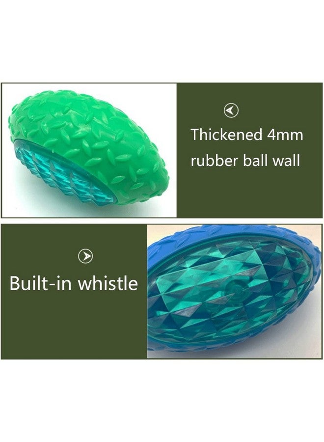 لعبة مضغ للكلاب للكلاب الصغيرة والمتوسطة الحجم، لعبة ترفيهية مضيئة للكلاب والجراء، كرة مطاطية على شكل كرة مطاطية مضيئة تصدر صوتًا وألعاب تنظيف الأسنان - Image 4