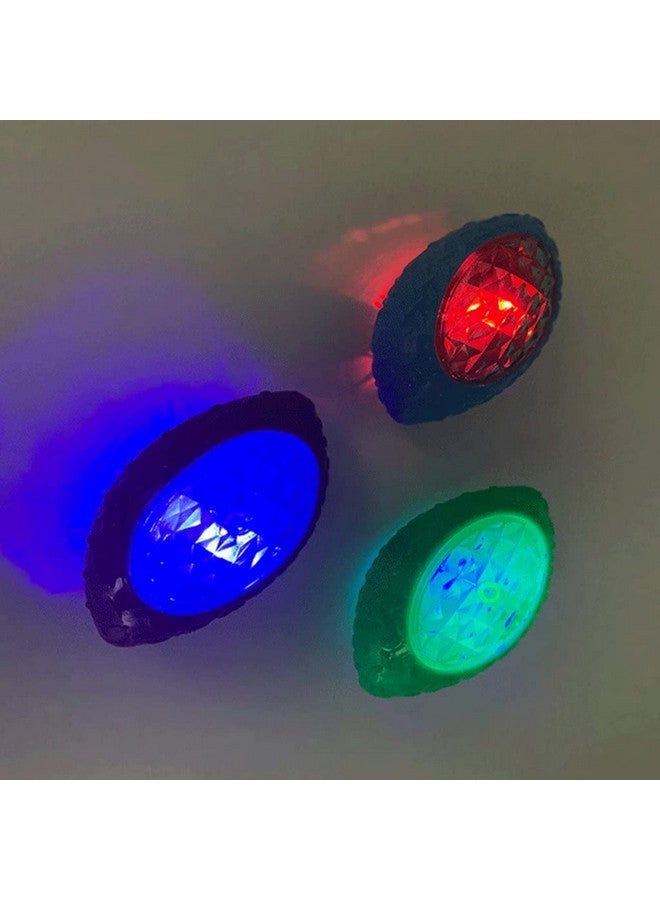 لعبة مضغ للكلاب للكلاب الصغيرة والمتوسطة الحجم، لعبة ترفيهية مضيئة للكلاب والجراء، كرة مطاطية على شكل كرة مطاطية مضيئة تصدر صوتًا وألعاب تنظيف الأسنان - Image 5