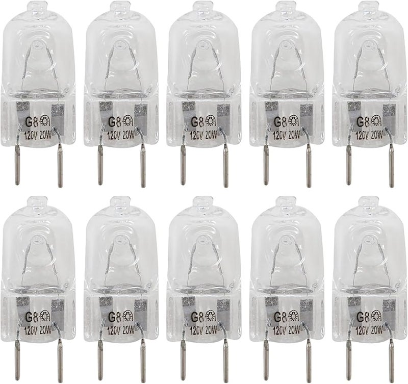 10 حزمة لمبة G8 50 واط 120 فولت أبيض دافئ بديل لـ GE ميكروويف ثلاجة فرن غطاء مدخنة - Image 2
