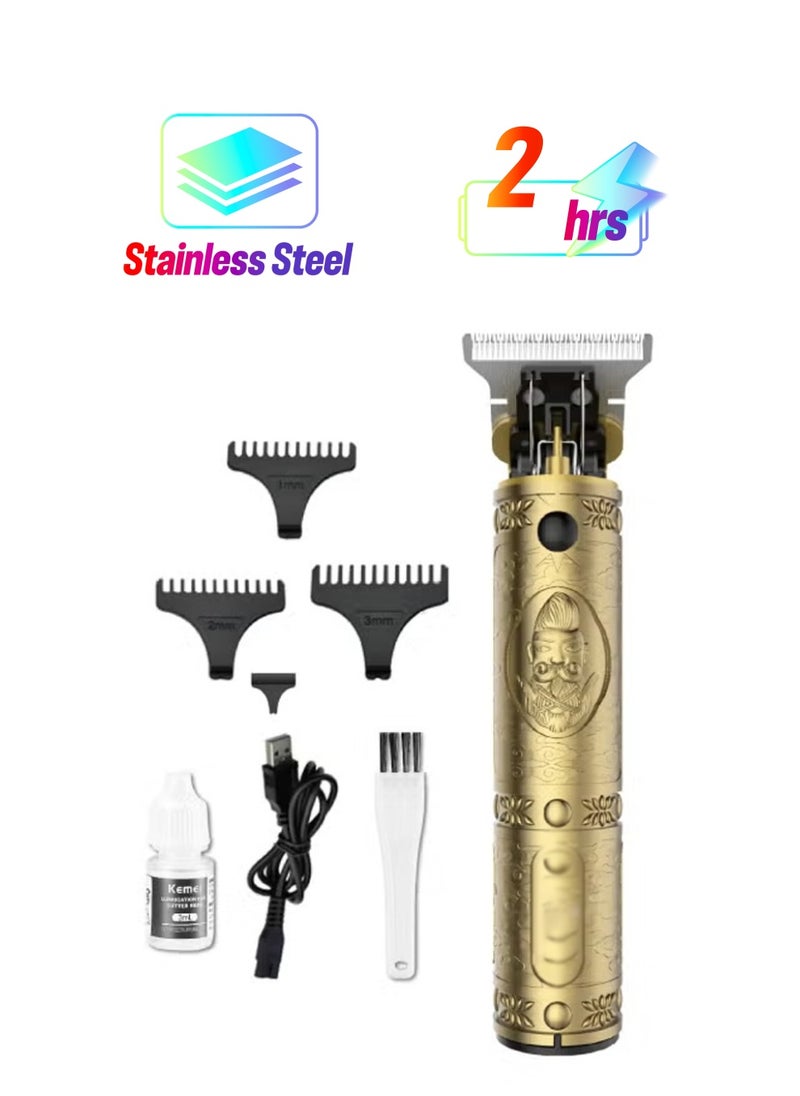 Furtey Professional Clipper Set - 7-in-1 Adjustable Blade Kit for Thick Hair & Beard Grooming, Anti-Rust Stainless Steel(SASO Certified, Ramadan/Eid Gift)  - Image 1