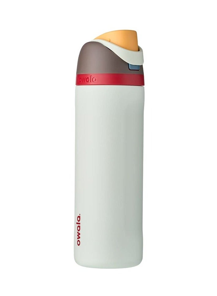 Owala FreeSip Insulated Stainless Steel Water Bottle with Straw for Sports, Travel, and School BPA-Free Sports Water Bottle, 24 oz - Image 1