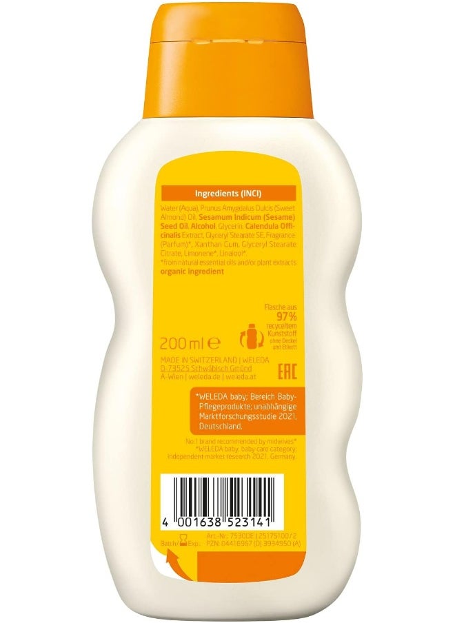 Weleda Weleda Calendula Baby Cream Bath, 6.8 Oz  - Image 2