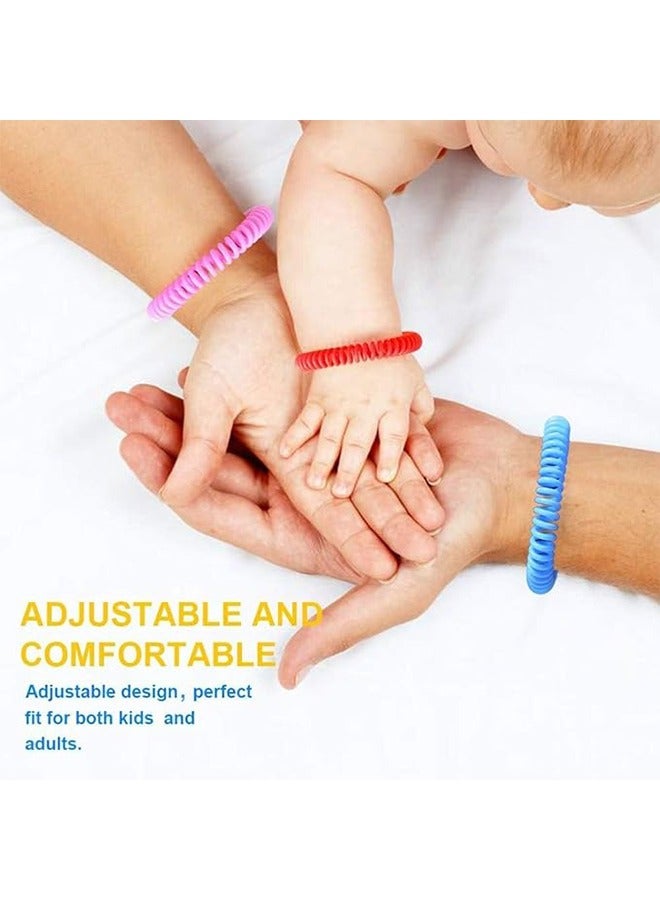 Ocean 20 Pcs Mosquito Repellent Bracelet Multicolour, Citronella All Natural Deet Free Anti Insect Bands, Keep Away Midges, Waterproof Outdoor Bug Repellent Wristbands Safe for Adults and Kids - Image 2