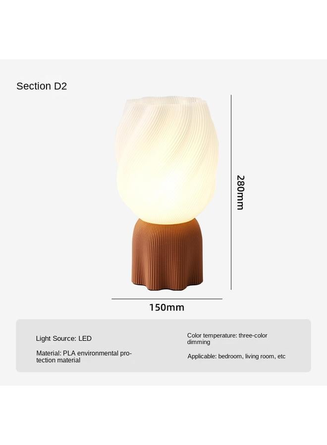 الأزرق جي دبليو مصباح مكتبي جديد مزخرف ، جو متقدم ، زخرفة إبداعية لسطح المكتب ، وضوء السرير ، وضوء غرفة النوم ، وهدايا ليلية راقية - Image 1