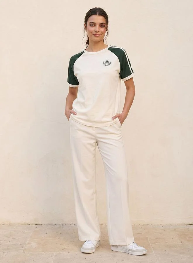 Kappa Green Kappa Raglan Sleeves T-shirt for Women | Best Price UAE