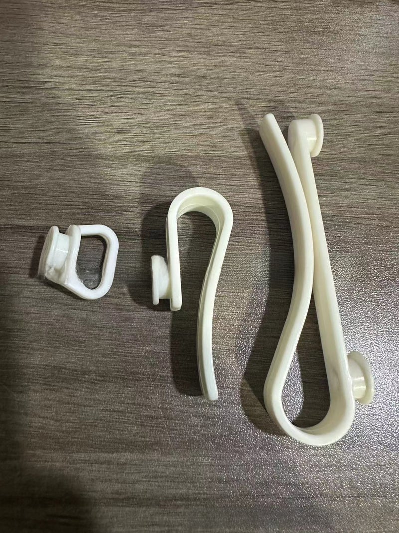 Beach EVA Bogg Bag Hook Clips Keychain Accessories White