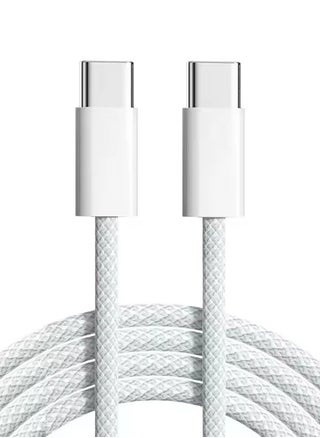 USB Type-C to Type-C Braided Charging Cable, 1 Meter, 5A 60 Watts, Fast Charging Cable, C to C, (White) - pzsku/Z7AB4C4B48E5548CC3C16Z/45/1742125651/5ec86c8e-5c0b-49a0-a2e1-dcaa9c0b8132