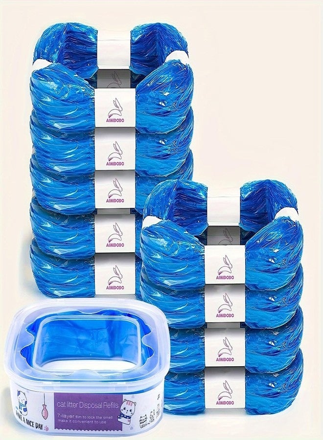 AIMIDODO 9 Pack Cat Litter Refills Compatible Bag Compatible with Your Genie Litter Refill（Included One Refill Cartridge） - Image 1