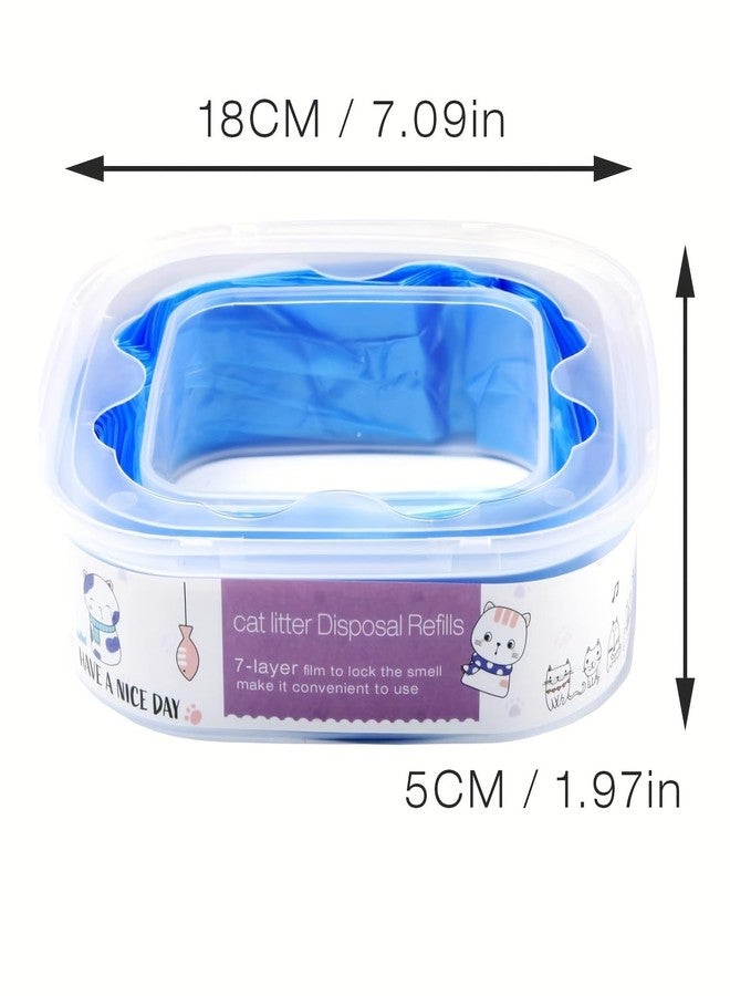 AIMIDODO 9 Pack Cat Litter Refills Compatible Bag Compatible with Your Genie Litter Refill（Included One Refill Cartridge） - Image 2