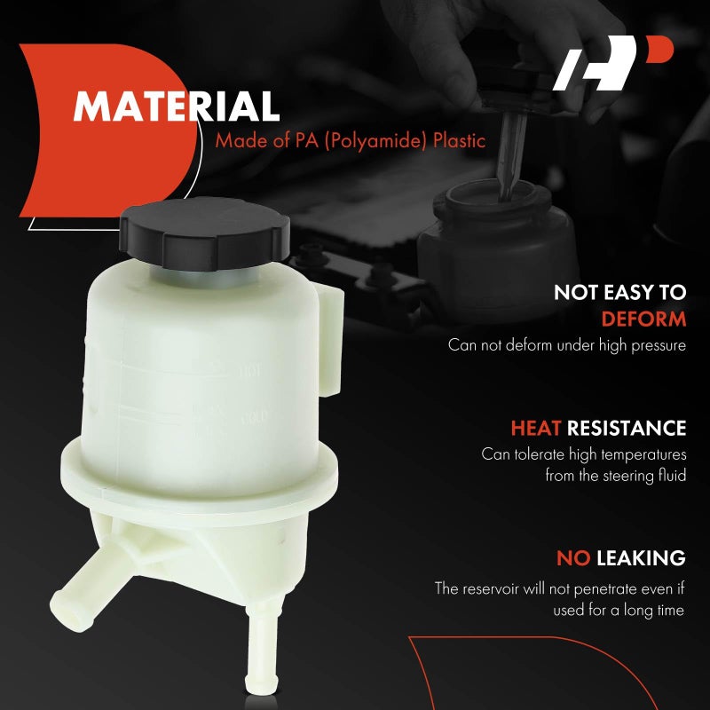 A-Premium A-Premium Power Steering Reservoir/Tank with Cap Compatible with Nissan Frontier 1999-2004, Xterra 2000-2004  - Image 2