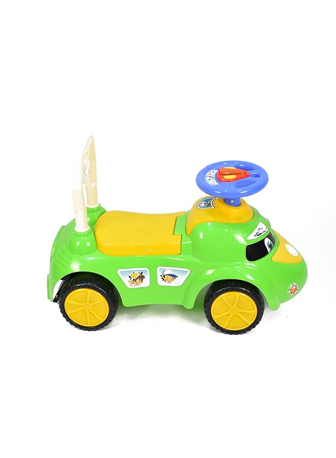 أملا سيارة دفع للأطفال Q02 2G مع موسيقى، لون أخضر - Image 2