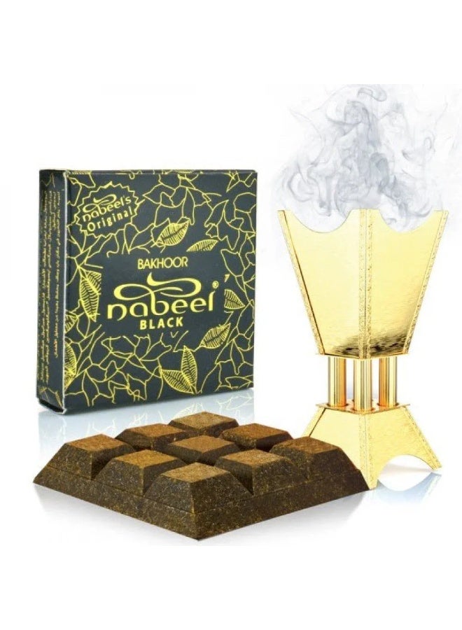 بخور نبيل الأسود – 40 جرام من عطور نبيل الإمارات العربية المتحدة