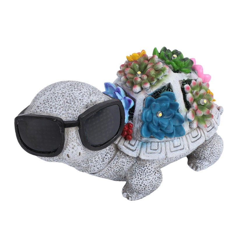 Solar Garden Outdoor Statue With 56+6 LED Lights Waterproof Decor For Patio Yard - Image 2