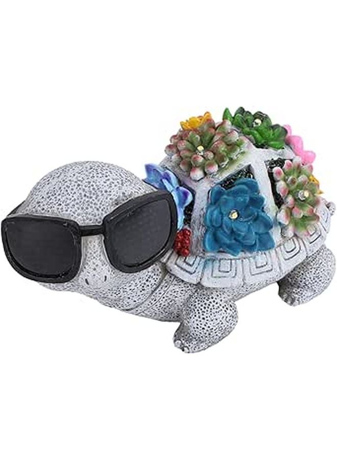 Solar Garden Outdoor Statue With 56+6 LED Lights Waterproof Decor For Patio Yard - Image 1