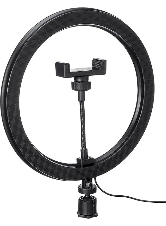 Ring Light 26C إضاءة حلقية احترافية للبث المباشر للكاميرات الرقمية - أسود وأبيض - Image 2