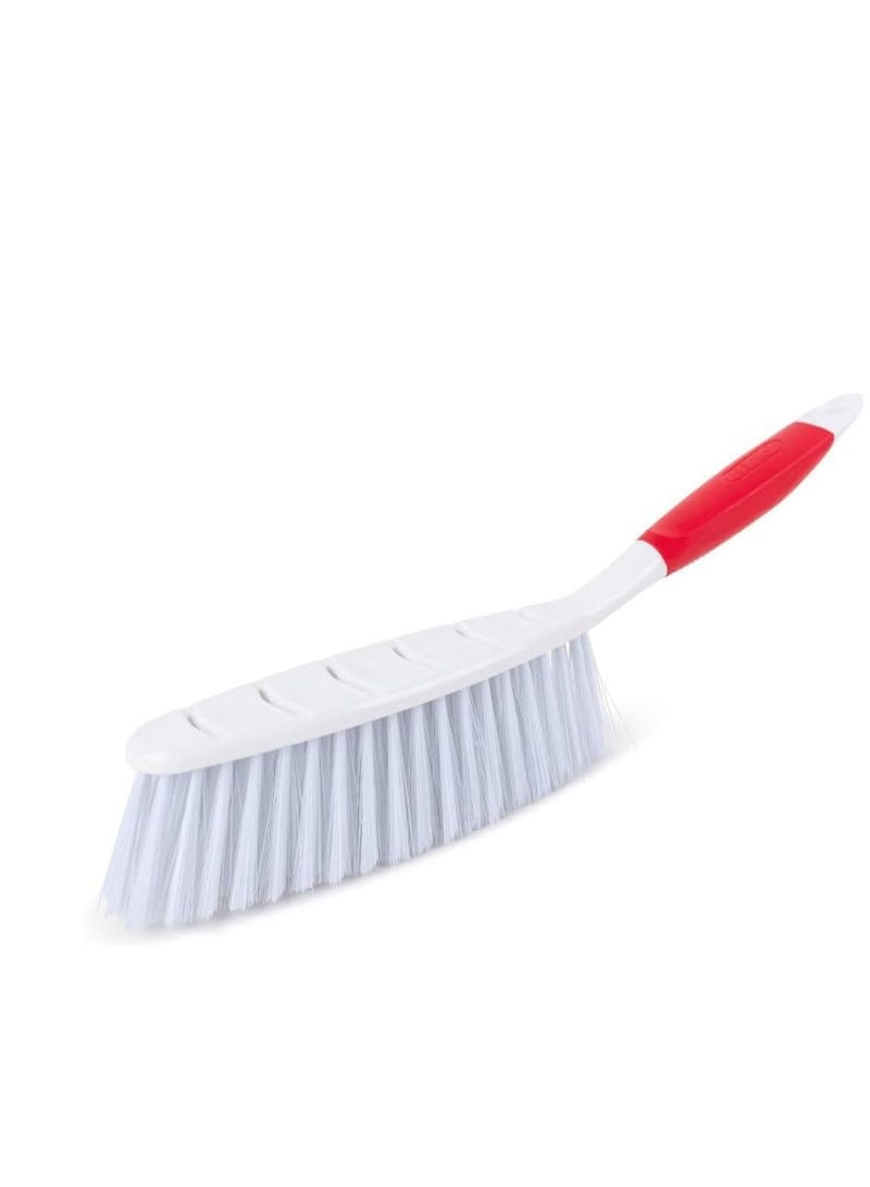 LIAO Multi-Purpose Cleaning Brush Pack of 4 | 35cm Plastic Brush with 60mm PP Bristles & TPR Handle | Heavy-Duty Scrub Brush for Bathroom, Kitchen & Household Cleaning - Image 1