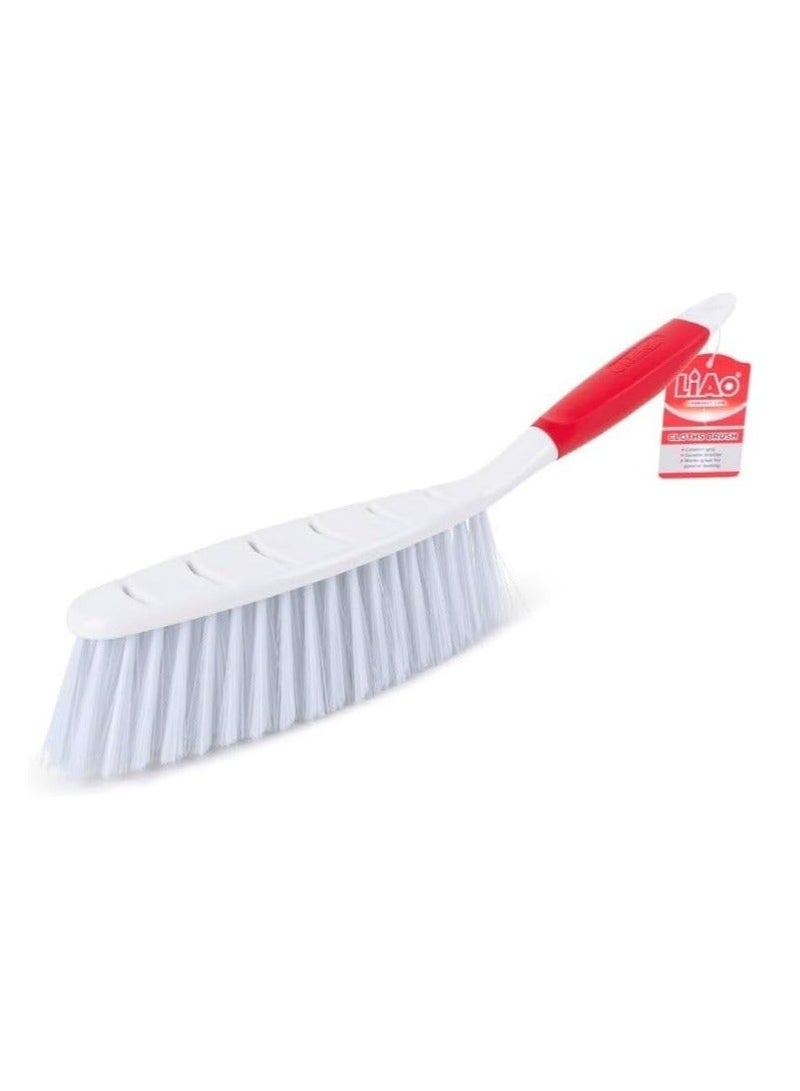 LIAO Multi-Purpose Cleaning Brush Pack of 4 | 35cm Plastic Brush with 60mm PP Bristles & TPR Handle | Heavy-Duty Scrub Brush for Bathroom, Kitchen & Household Cleaning - Image 2