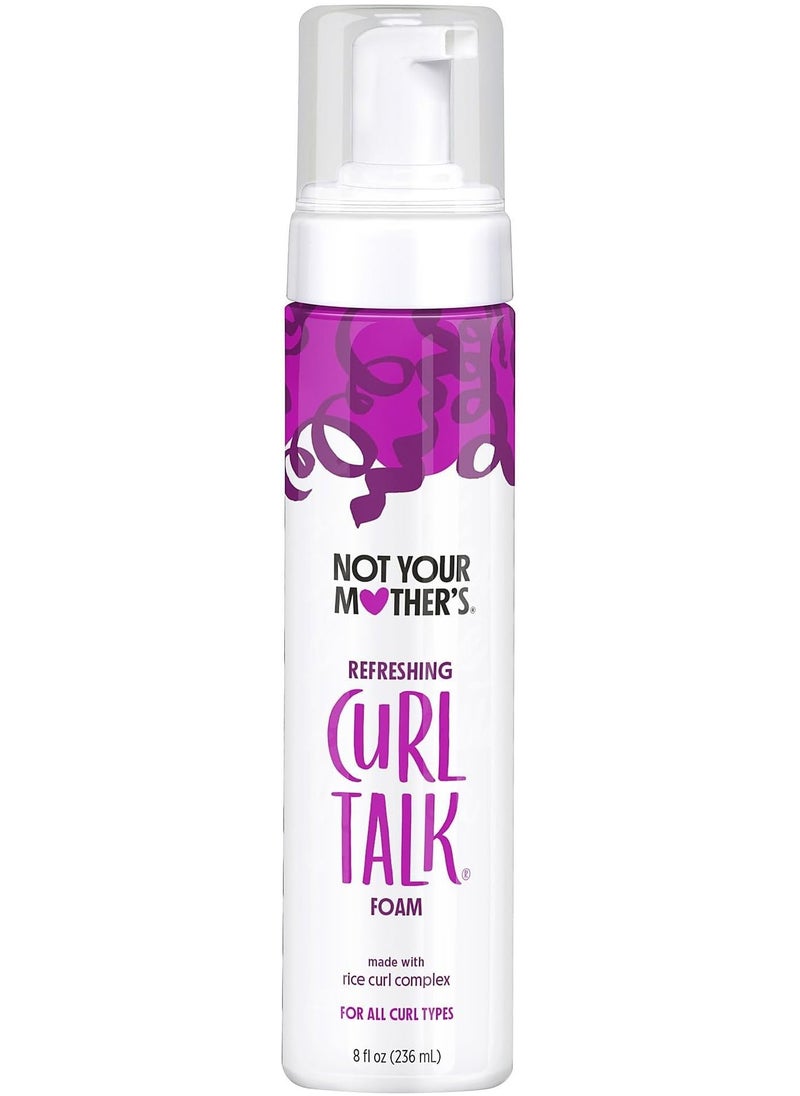 Not Your Mothers Not Your Mother's, Curl Talk, Refreshing Foam, 8 fl oz (236 ml)  - Image 1