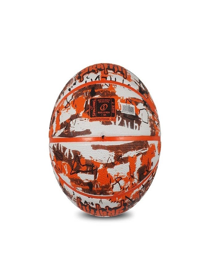 Spalding Graffiti Symbols Rubber Basketball Ball NBA Outdoor Ball for Men Size 7 - Image 4