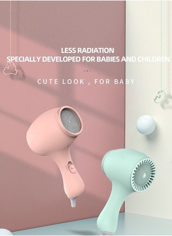 Generic - Kids Hair Dryer, Kids Blow Dryer for Girls, Low Noise Gentle Heat for Baby Skin - Image 1