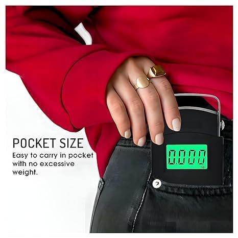 EDNITA Hanging Weight Machine Electronic Portable Digital LED Screen Luggage Weighing Scale, 50 kg/110 Lb For Multi-Purpose Use - Image 4