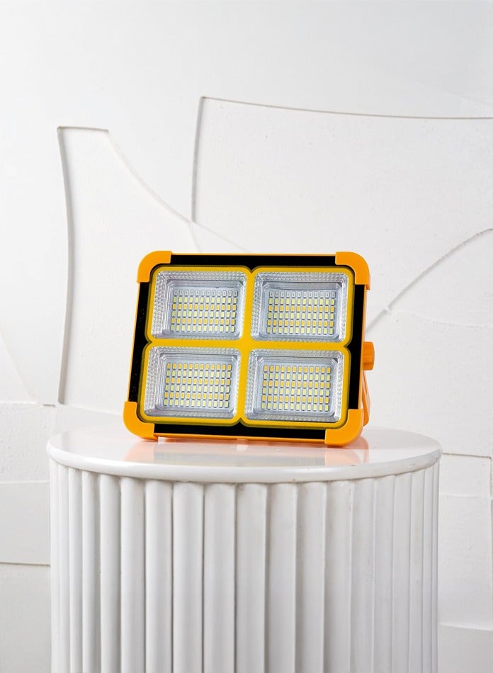 MODI Solar Flood Light 500W – Outdoor LED Work & Camping Lamp with 3 Color Modes + Red/Blue Warning, for Hiking, Garage, Car Repair, Fishing, Camping - Image 5