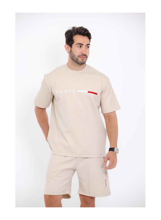 WHITE RABBIT Printed Beige Cotton Men Pajama  - Image 2