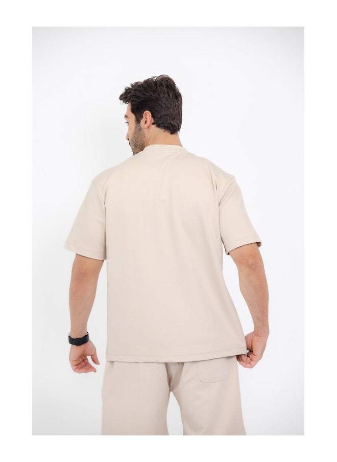 WHITE RABBIT Printed Beige Cotton Men Pajama  - Image 3